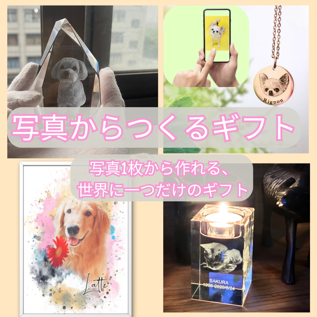 写真からつくるギフト