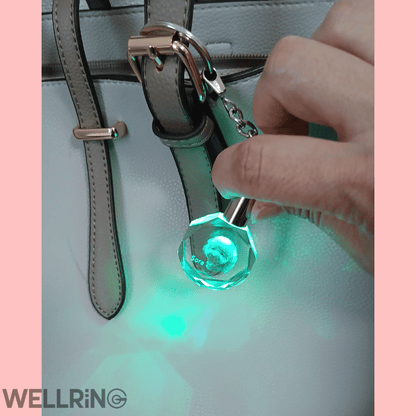 写真から作る 3Dクリスタルキーホルダー LEDライト付